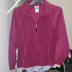 Columbia Pink Fleece Jacket. Youth 18/20